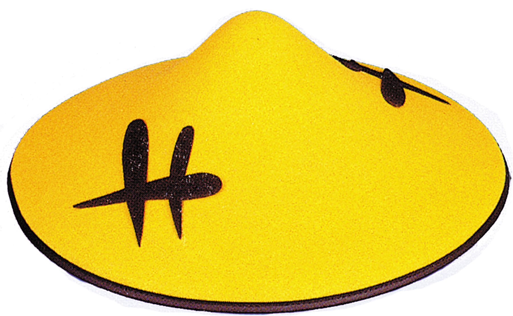Chinese hat, yellow