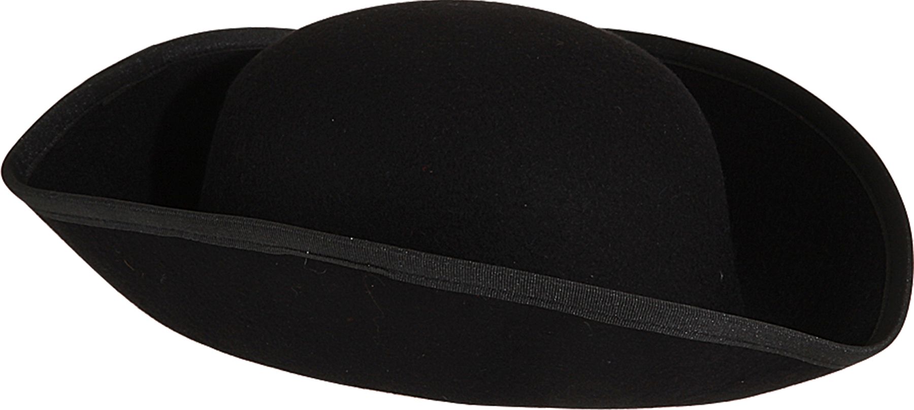 Tricorn, black - blank