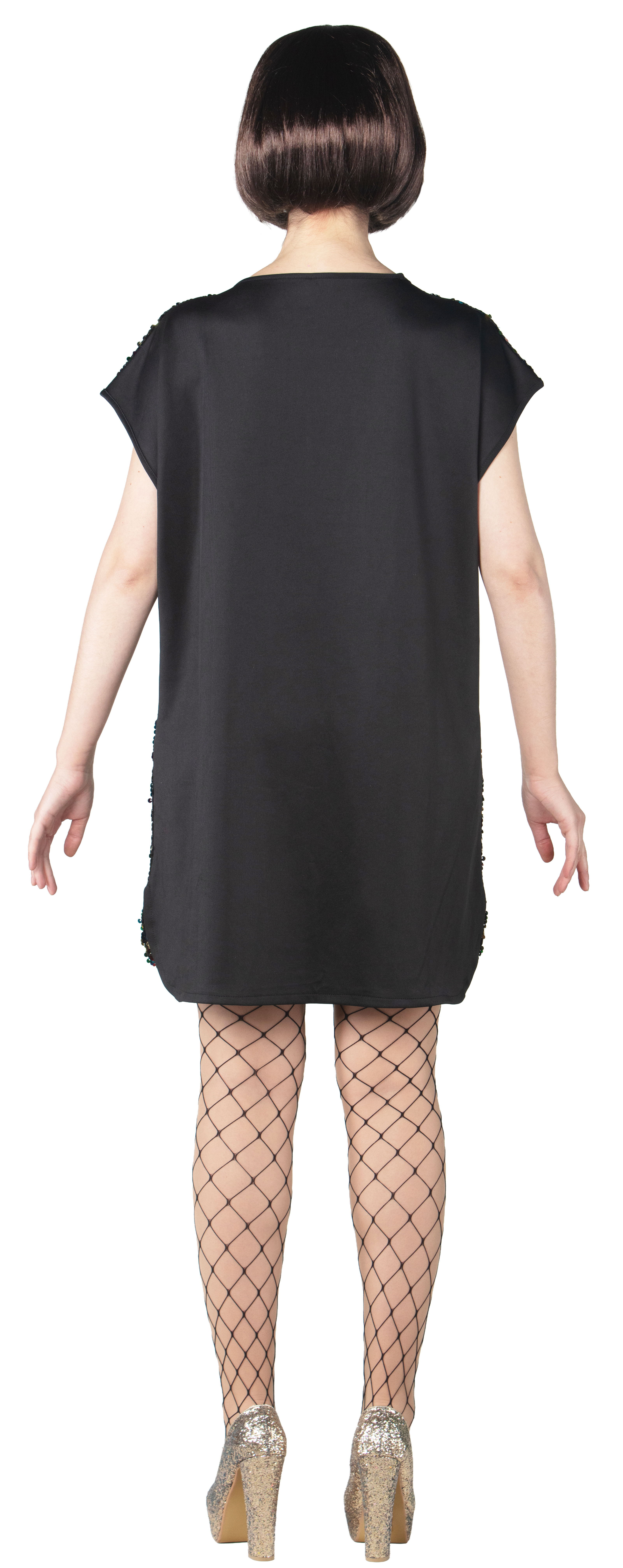 Oversized sequinned top