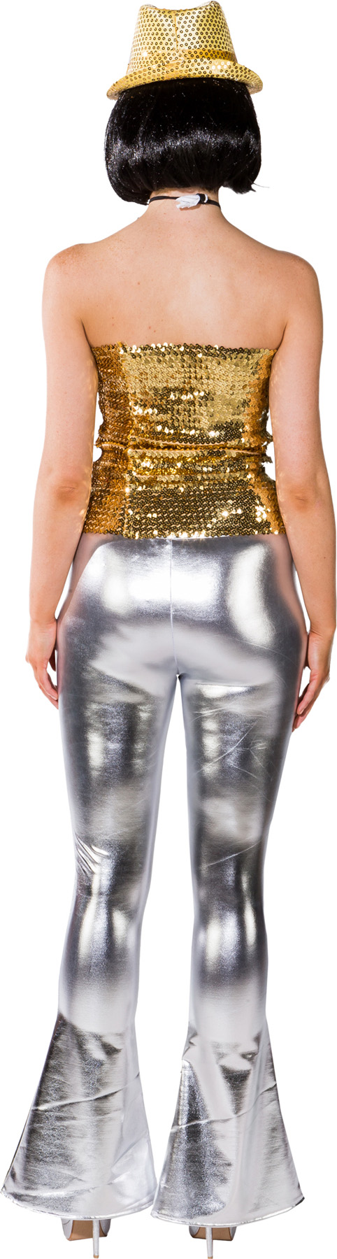 Schlaghose silber