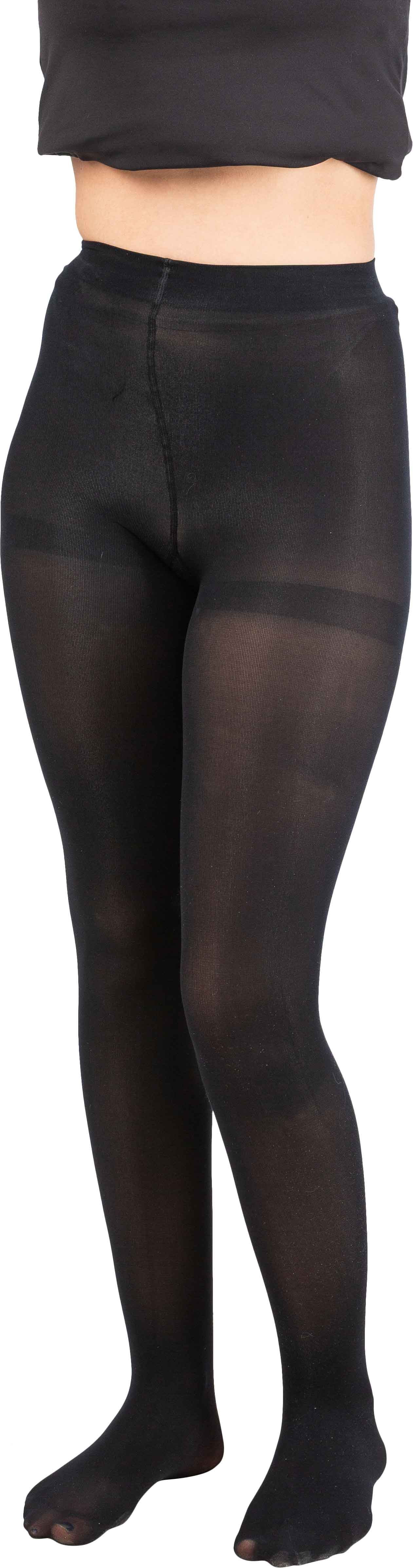 Opaque tights, black