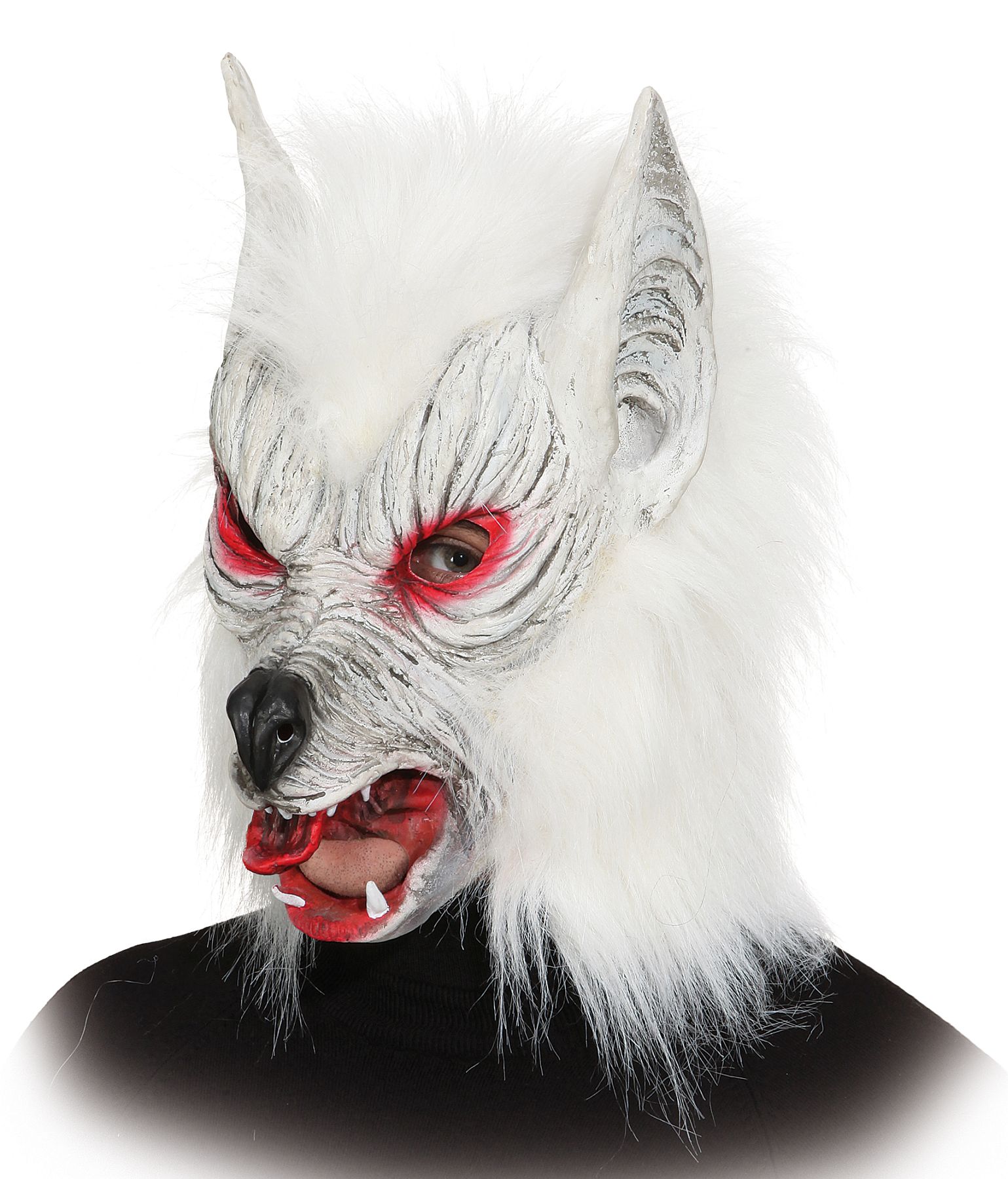 Werwolf-Maske, weiß