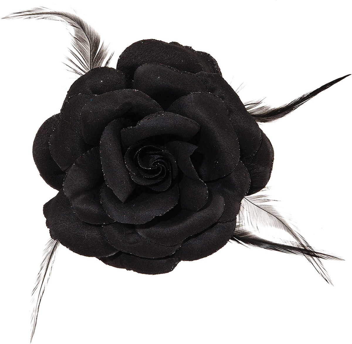 Ansteckblume, schwarz 