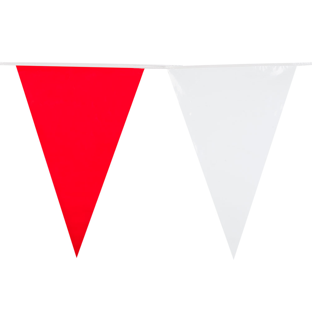 Pennant chain, red-white