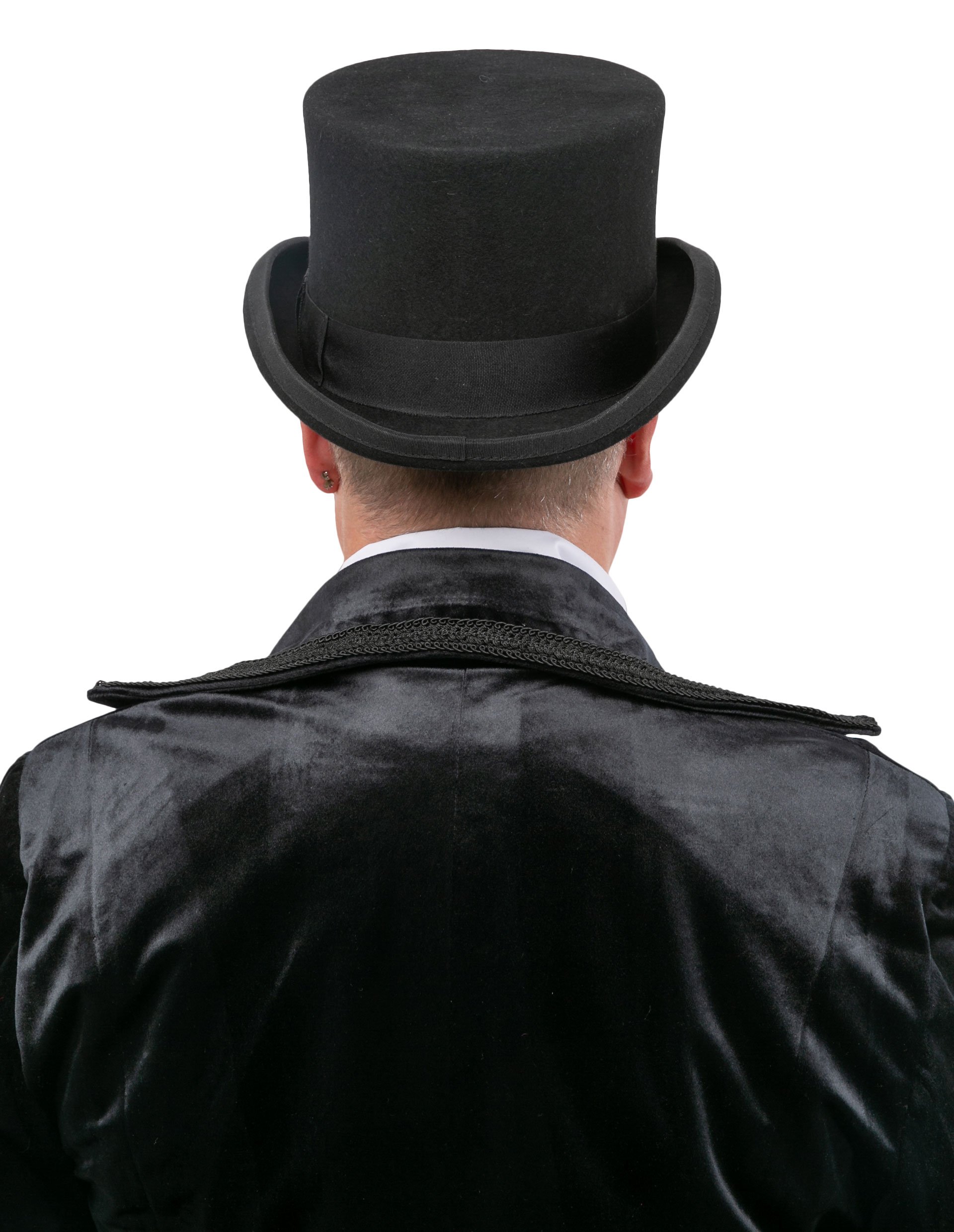 Cylinder wool felt, black