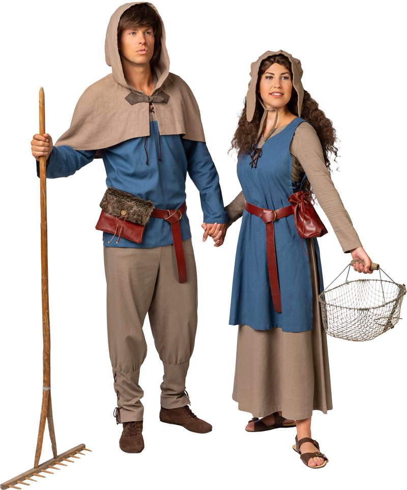 Costume medieval farm labourer