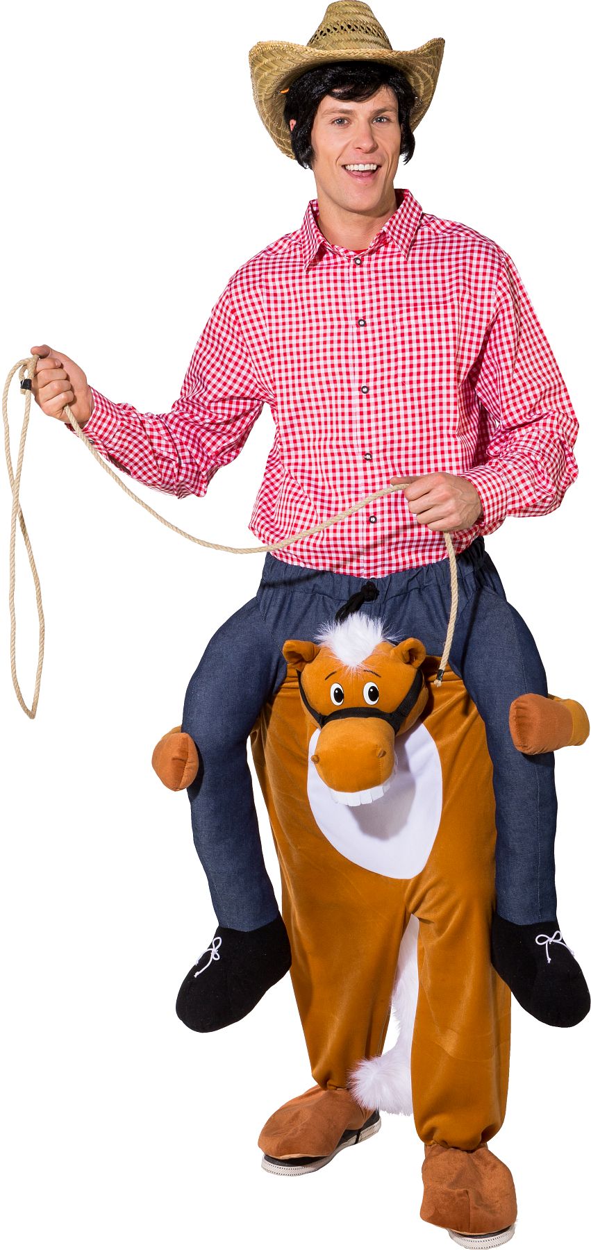 Pferd Huckepack-Kostüm