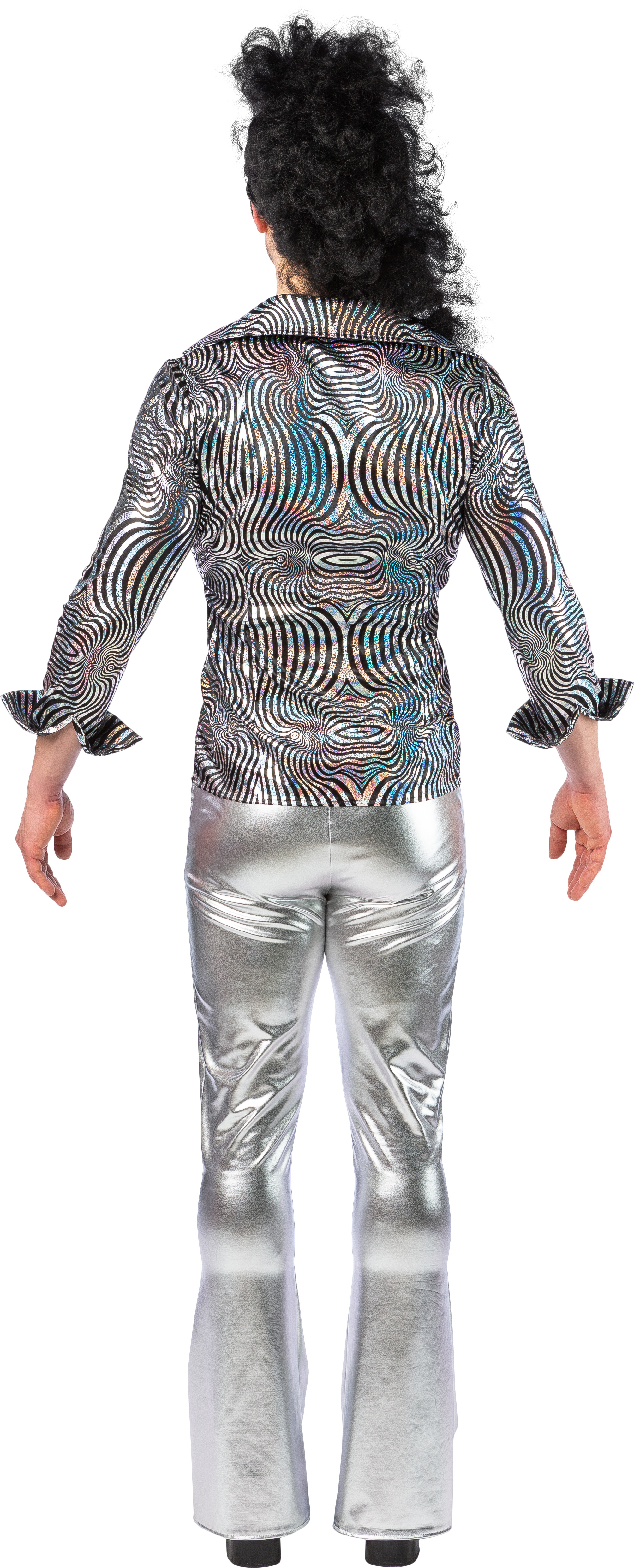 Hemd Disco, silber 46/48