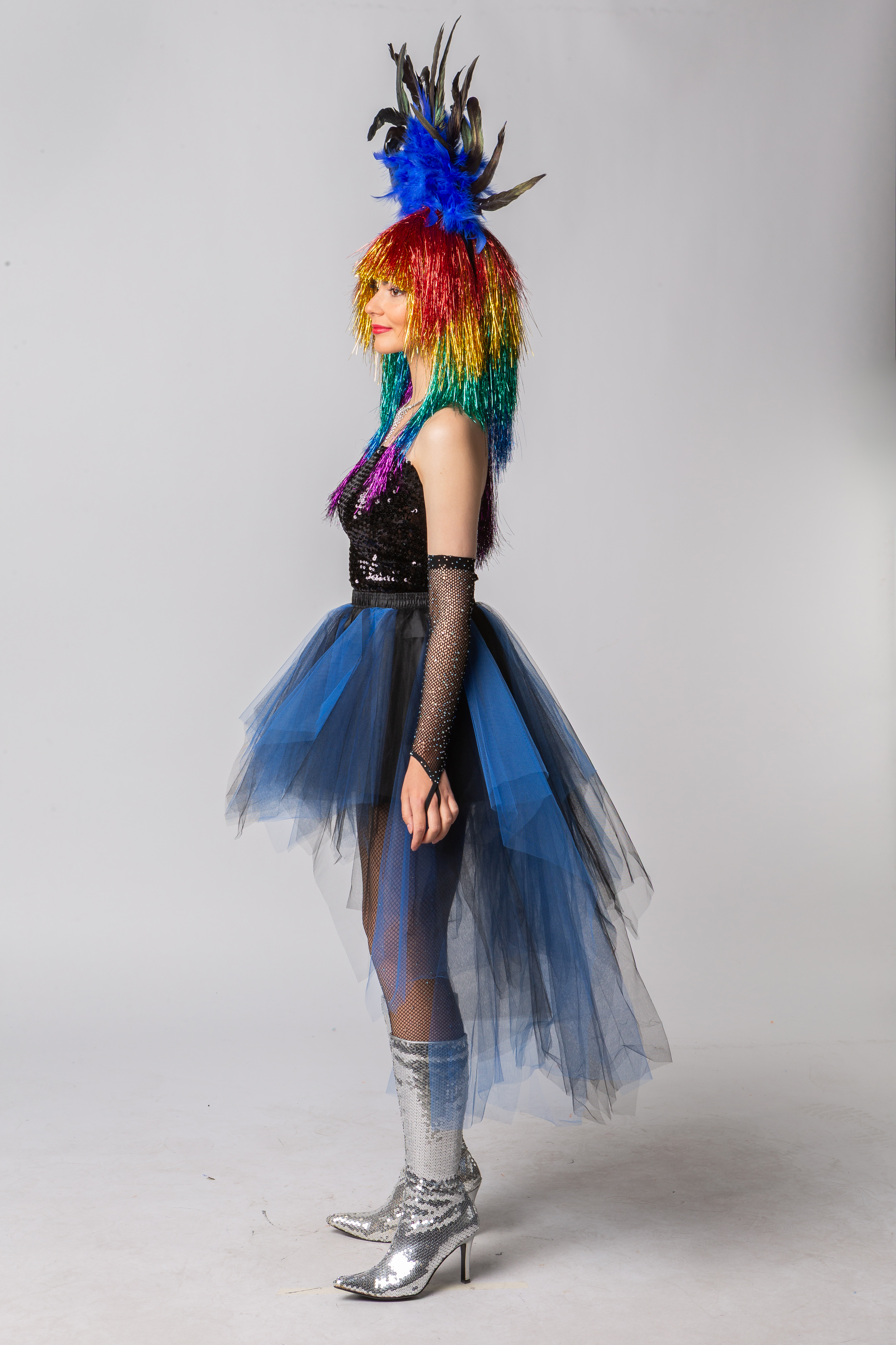 Tutu Vokuhila, blue/black