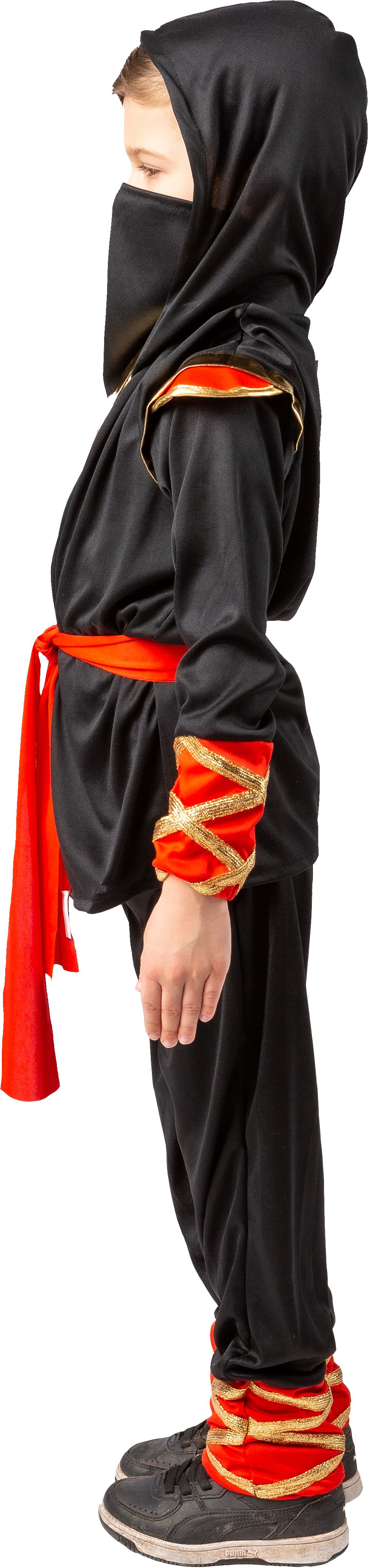 Ninja schwarz-rot, 116/128
