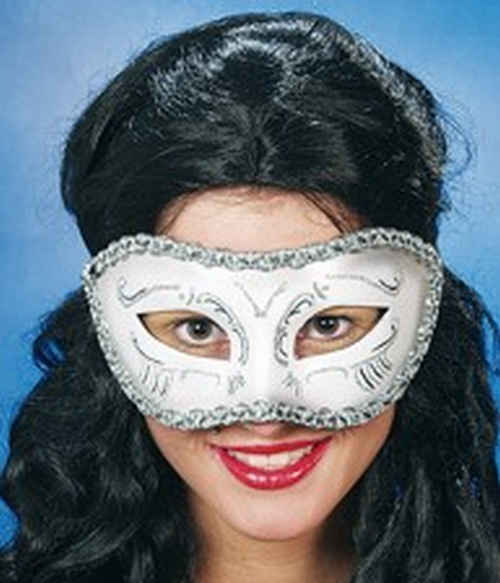 Demi masque venise, silber - Sale