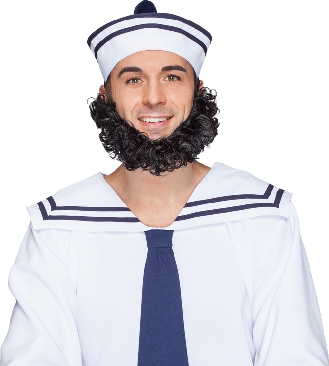 Beard sailor, black