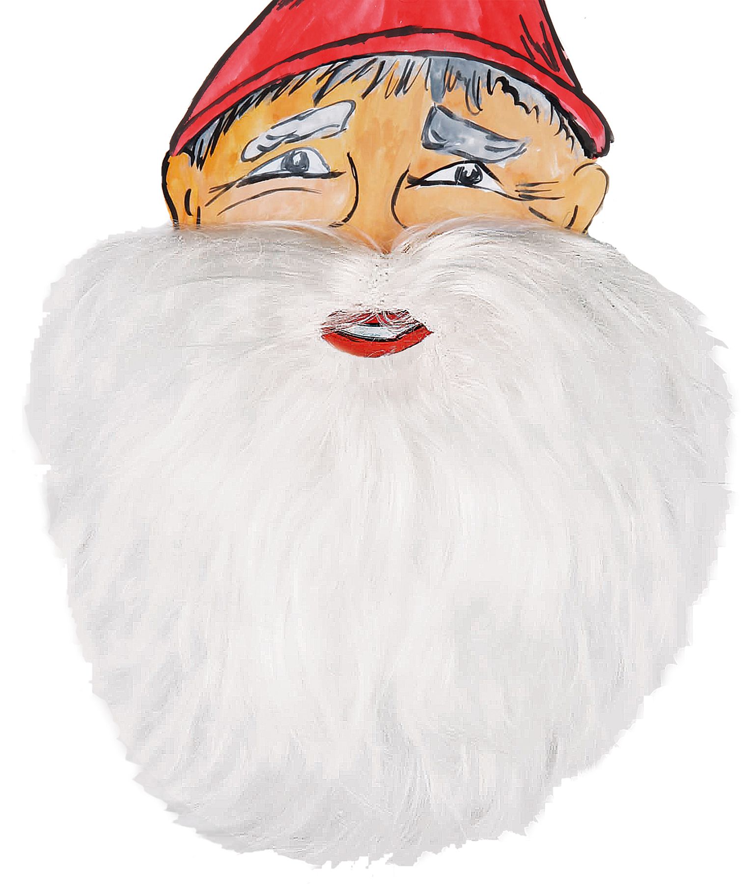 Dwarf beard, white