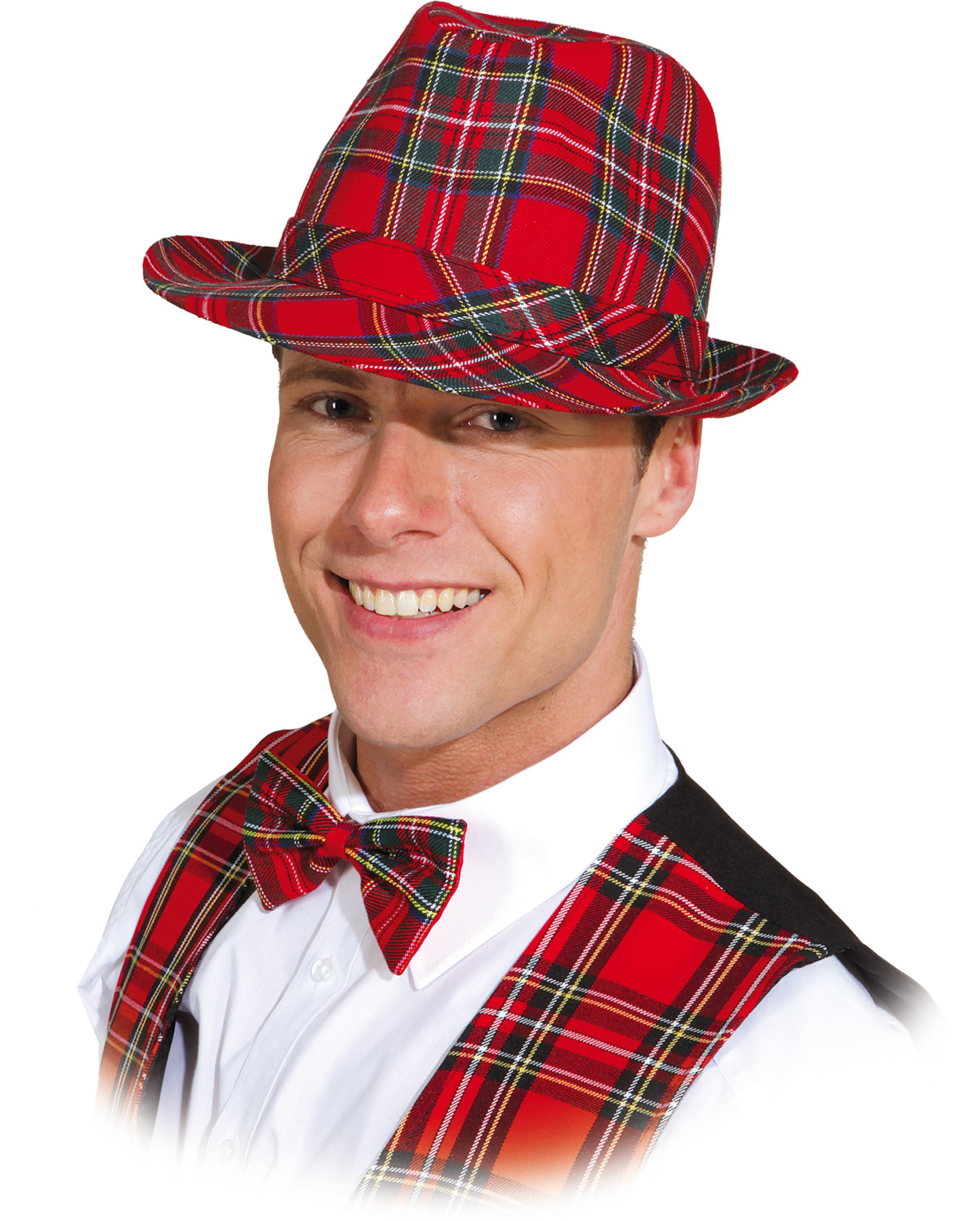 Chapeau écossais, rouge