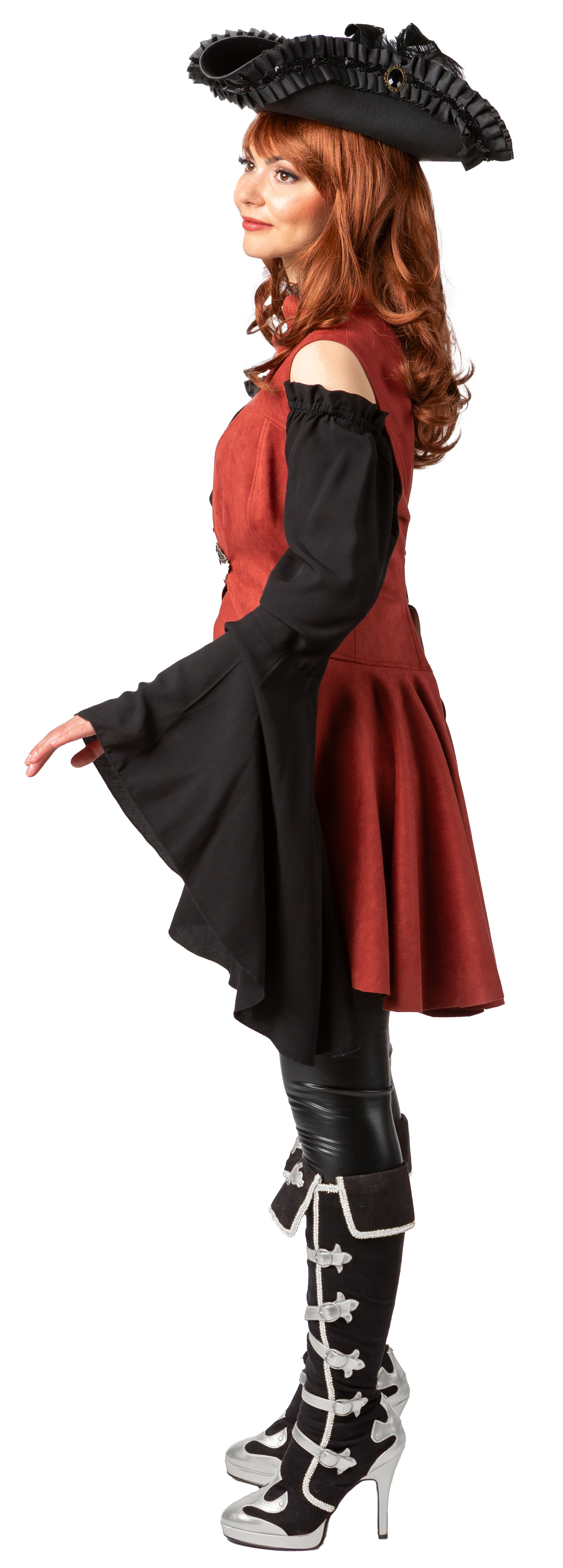 top "Pixie Blossom", burgundy