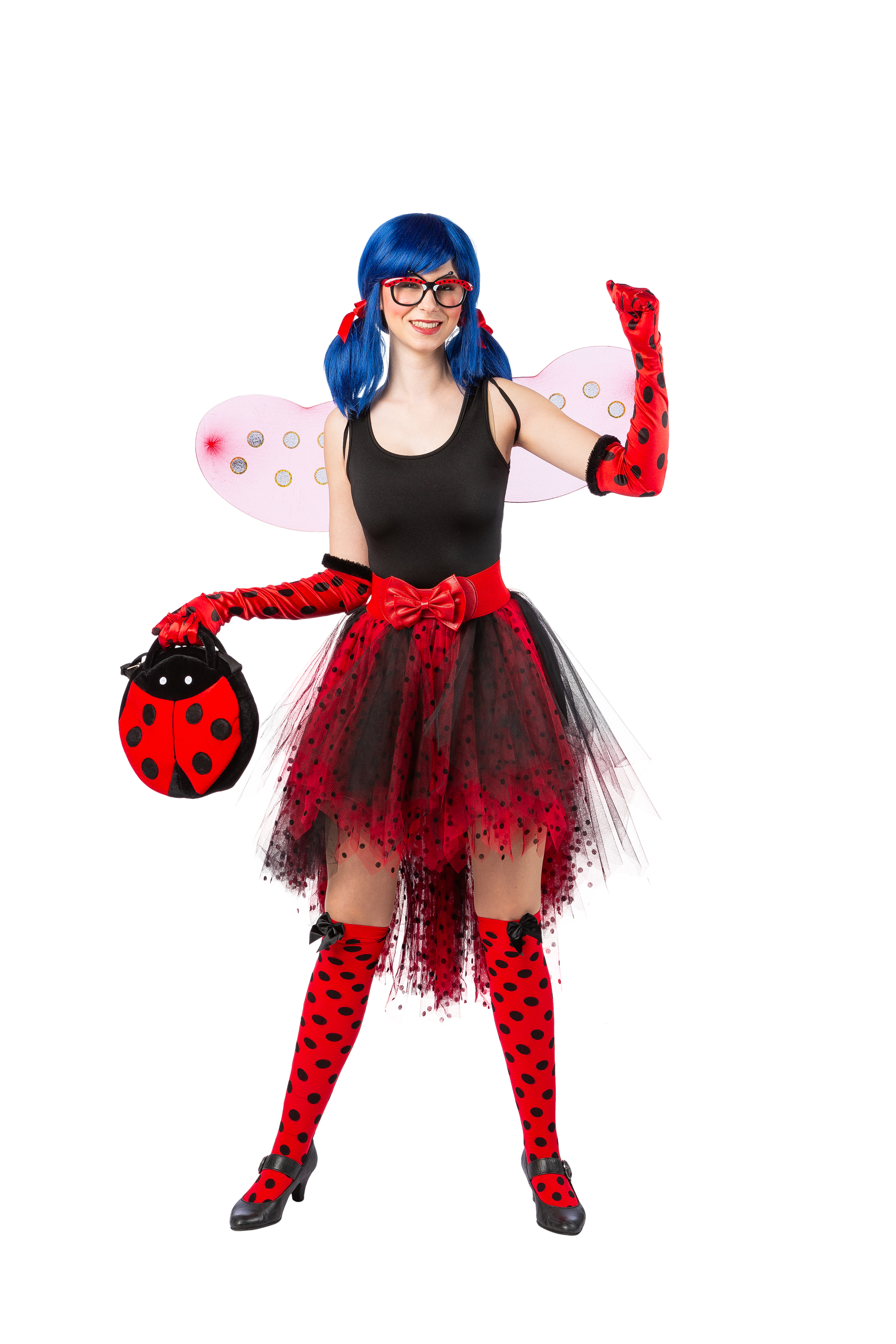 tutu vokuhila, rouge-noir