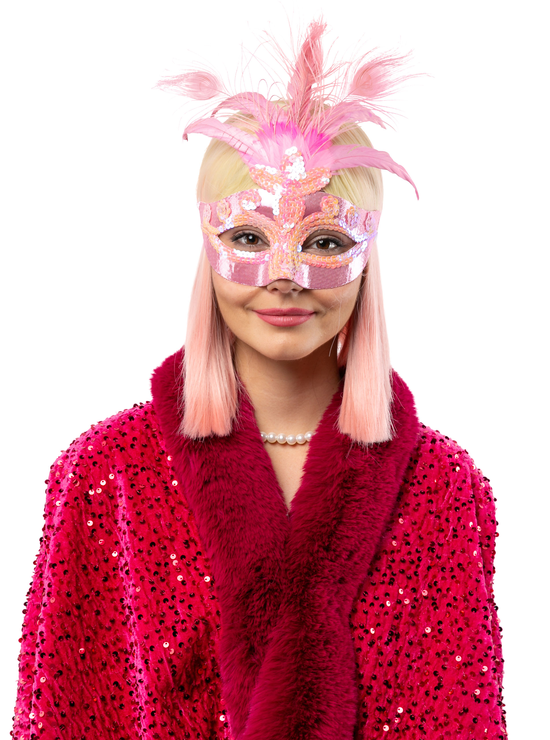 Flamingo Maske, pink