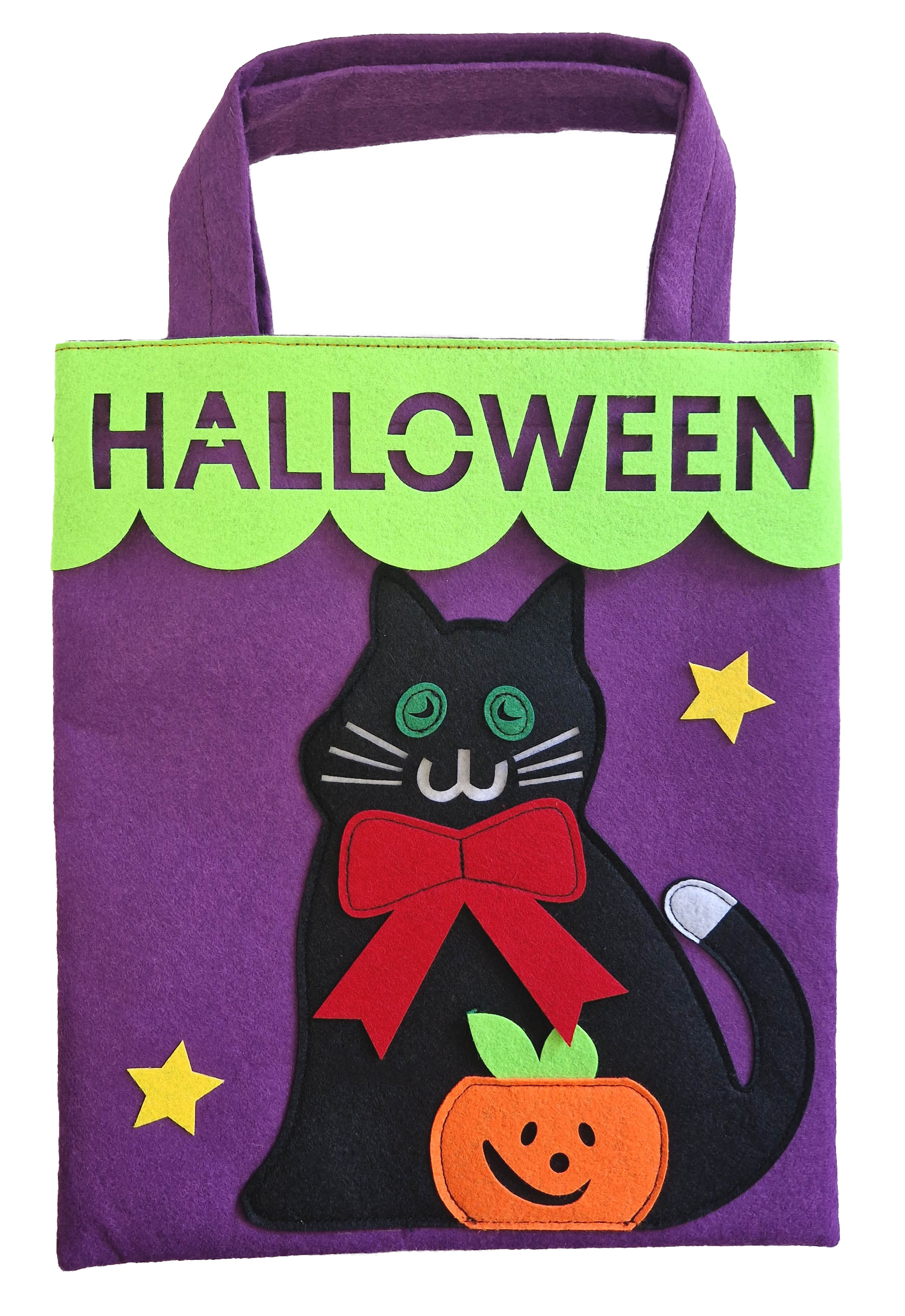 Filztasche Schwarze Katze