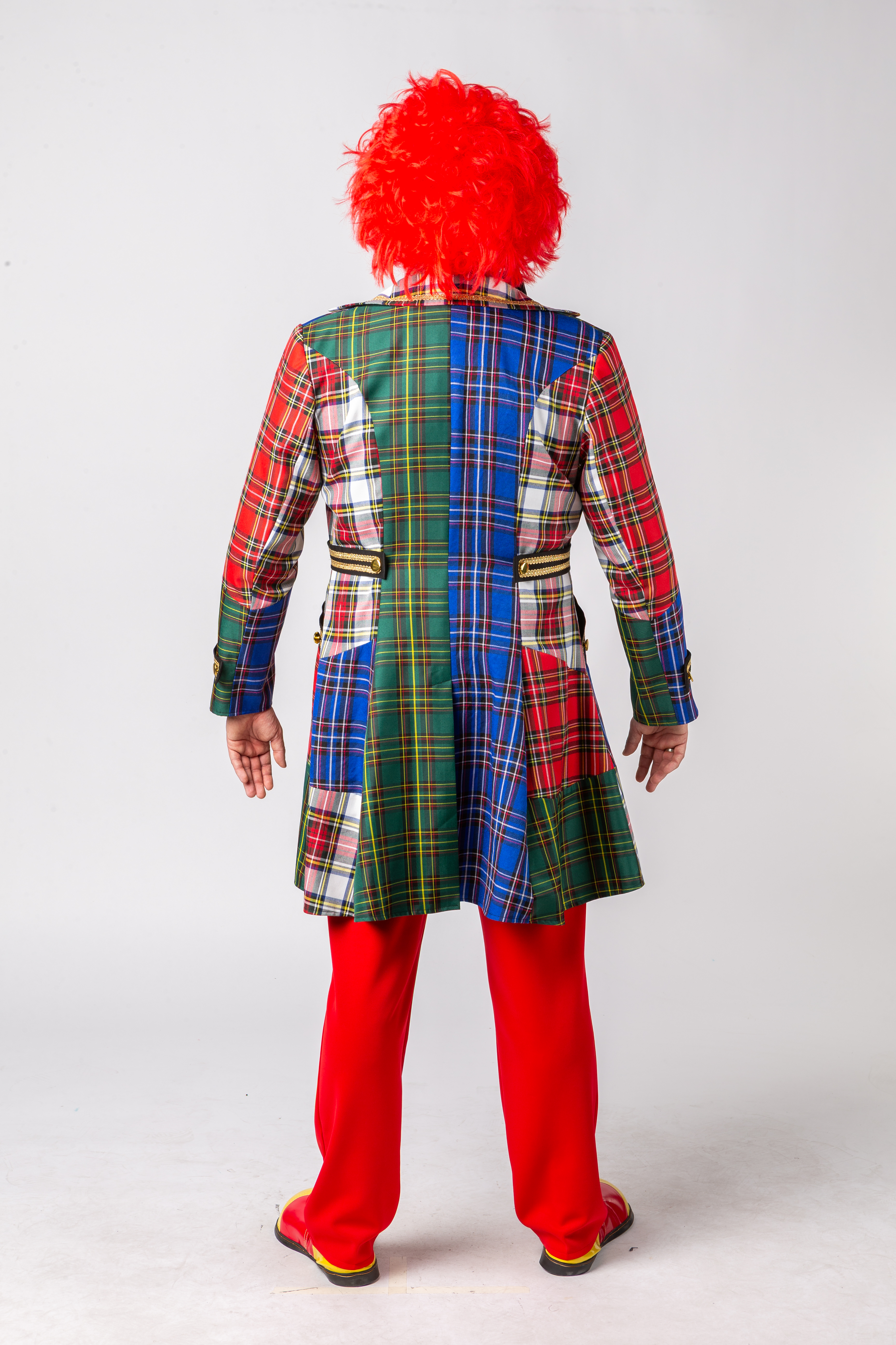 Clown August, chequered