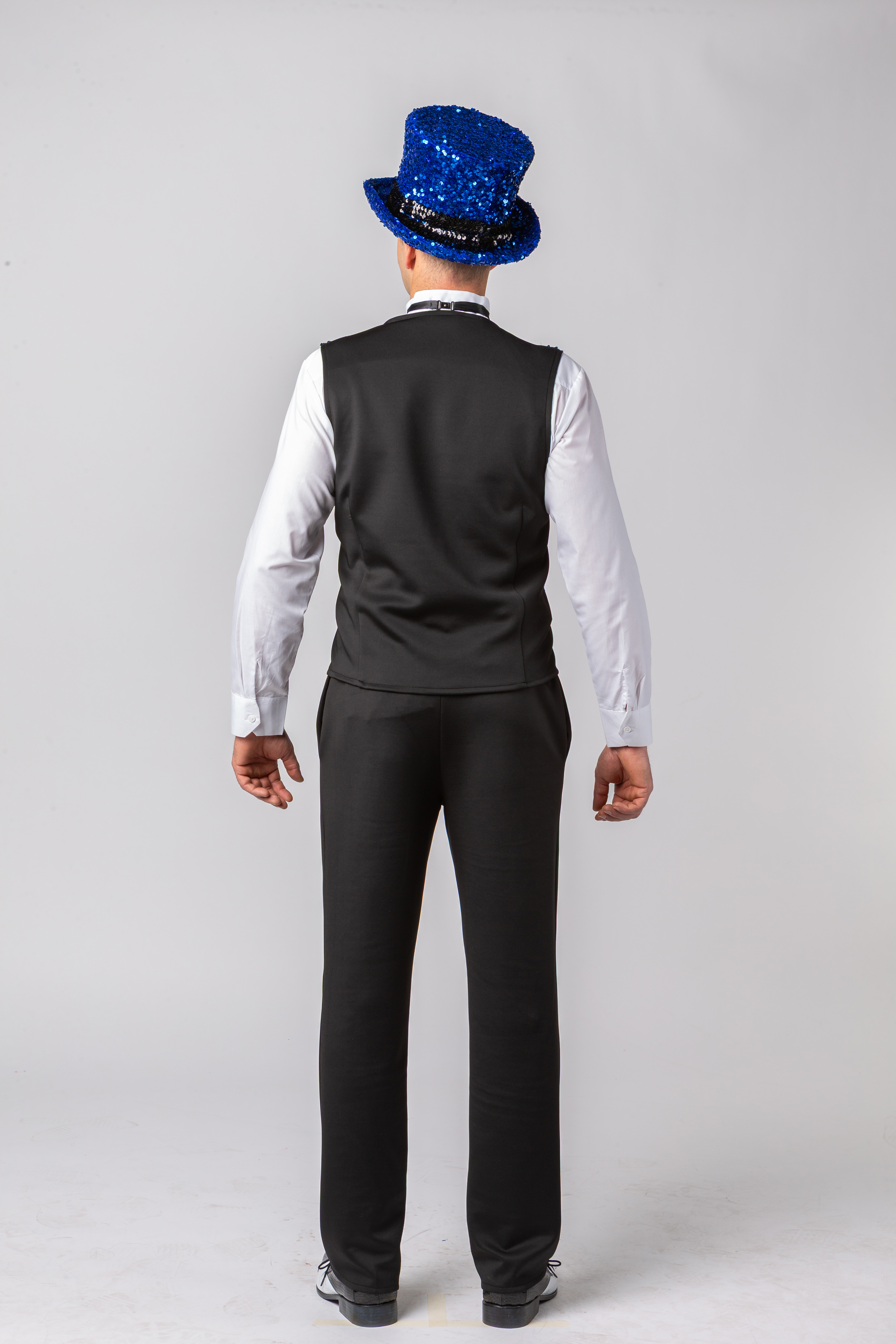 Weste Pailletten, blau Weste Pailletten, blau
