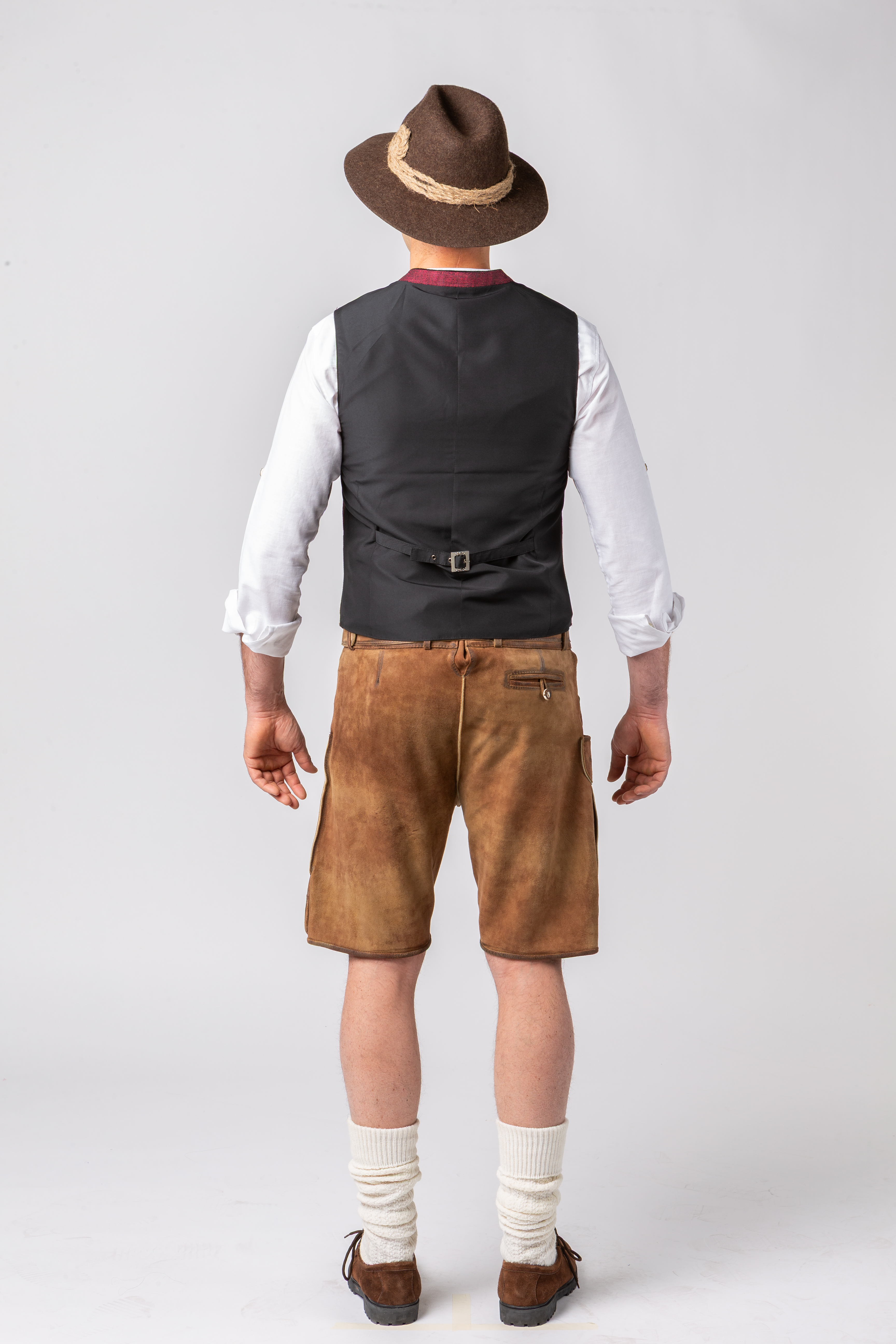 Gilet "Berghutten", rouge vin