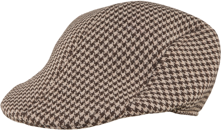 Flat Cap 20s, beige checkered