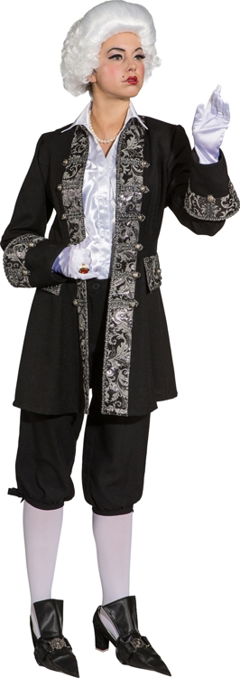 Historic Jacket de Luxe, black-silver
