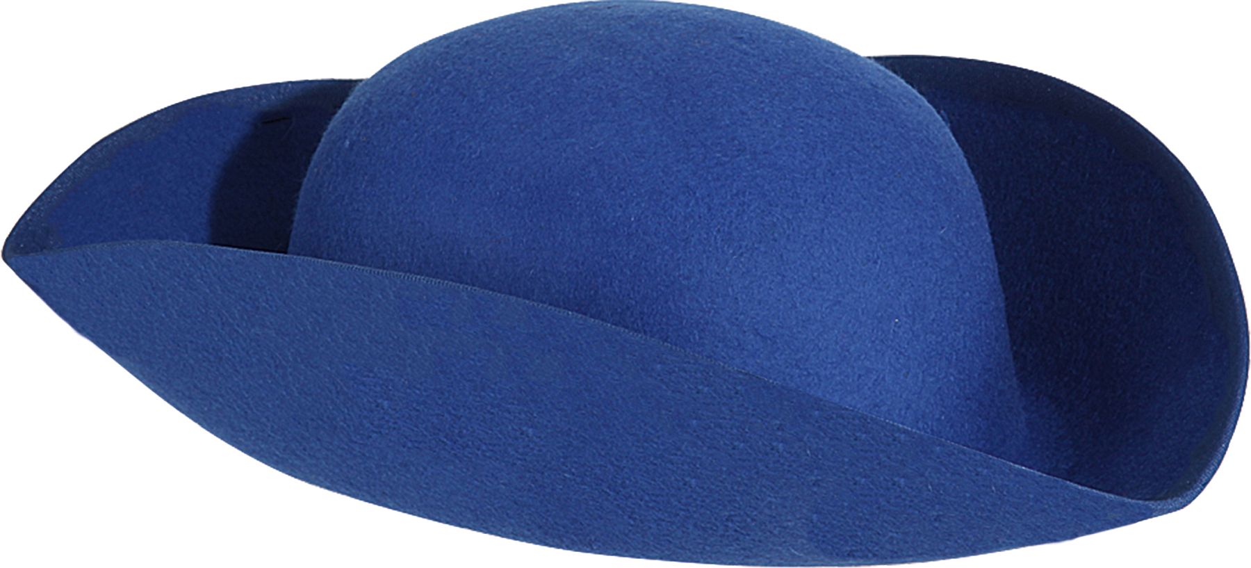 Dreispitz Rohling blau