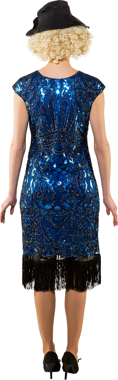 Sequin dress, blue   