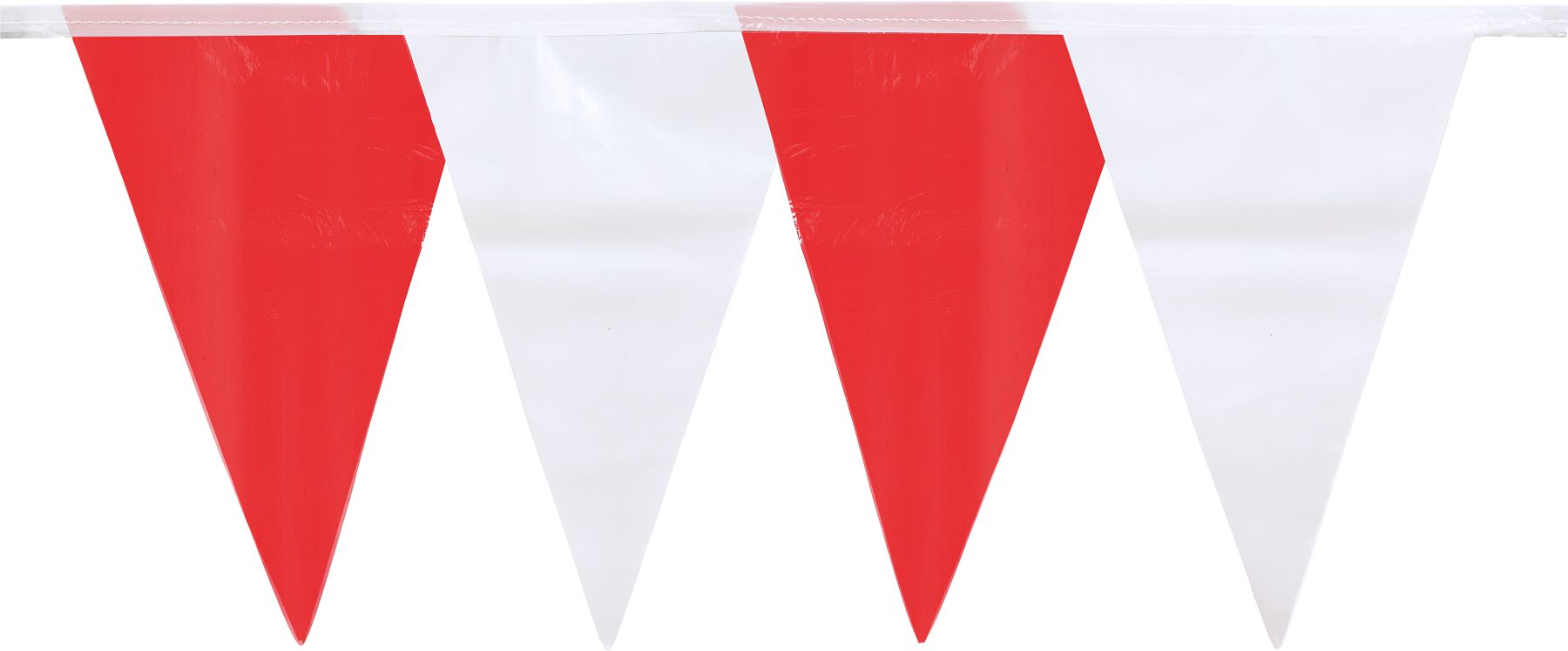 Pennant chain, red-white
