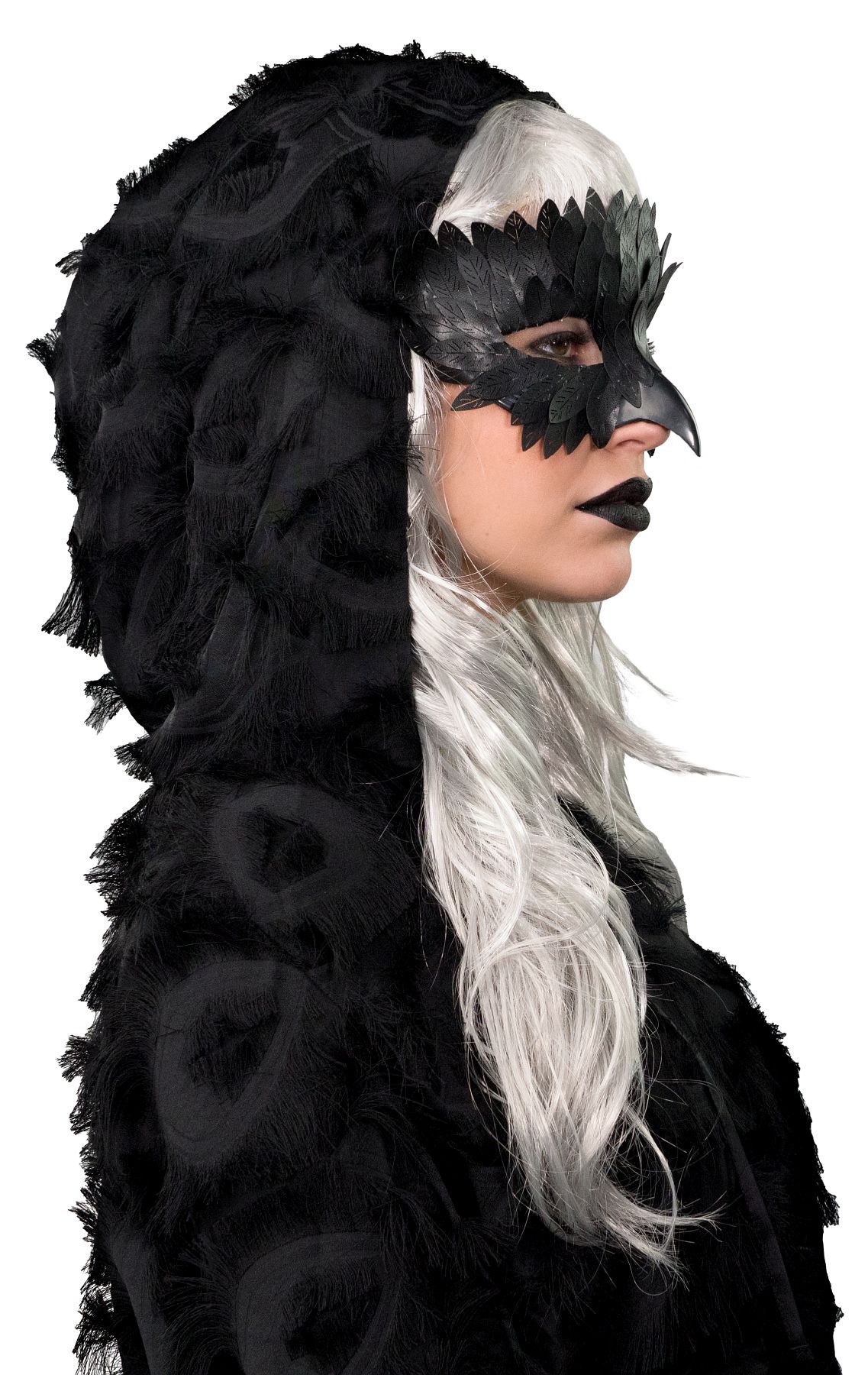 Ladies mask, raven