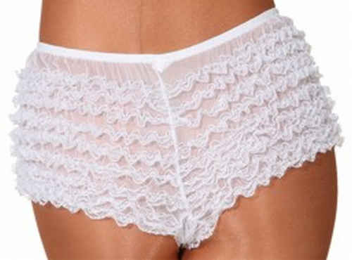 Culotte à volants, blanche
