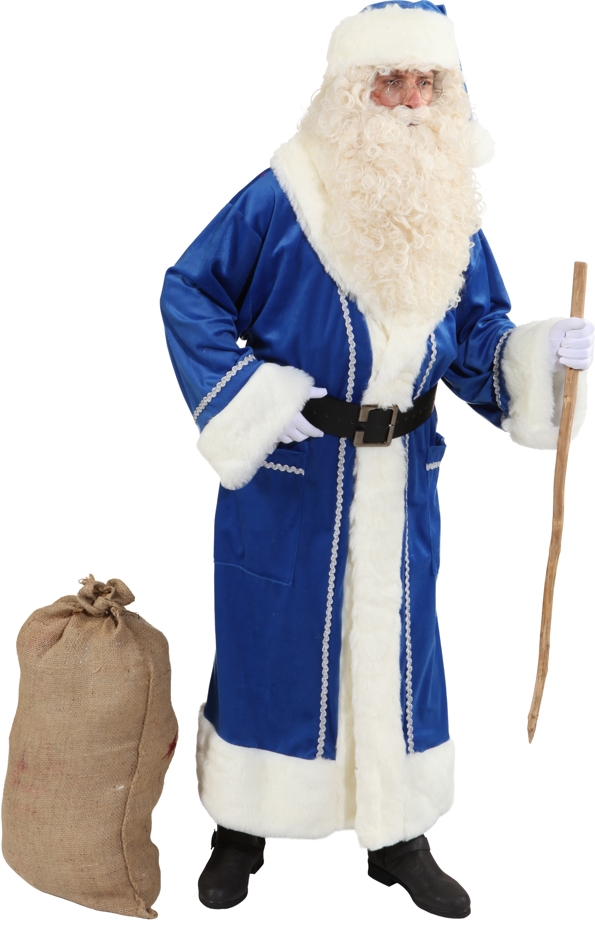 Santa Claus coat, blue