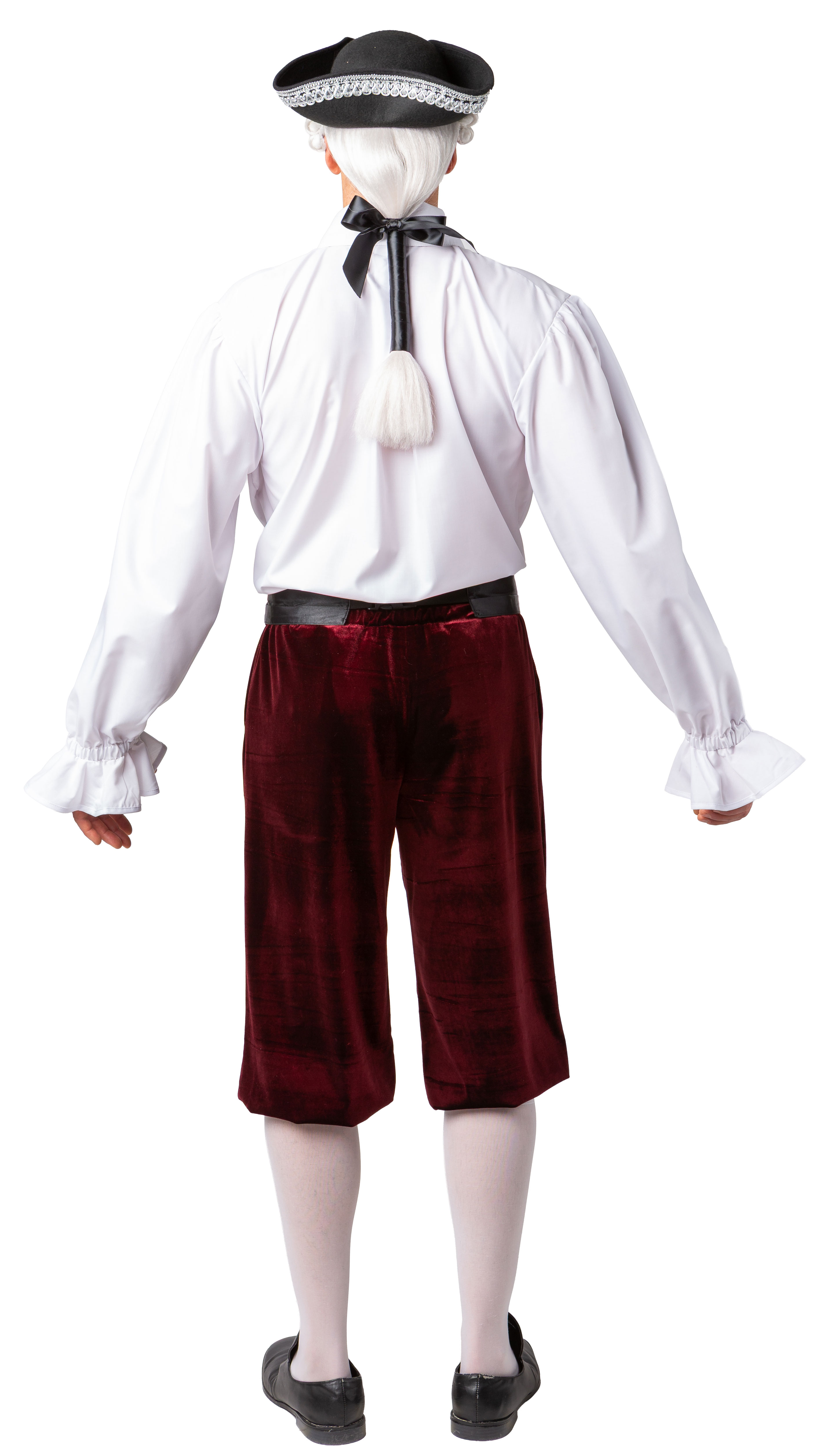 Ruffled shirt with short ruffle, white