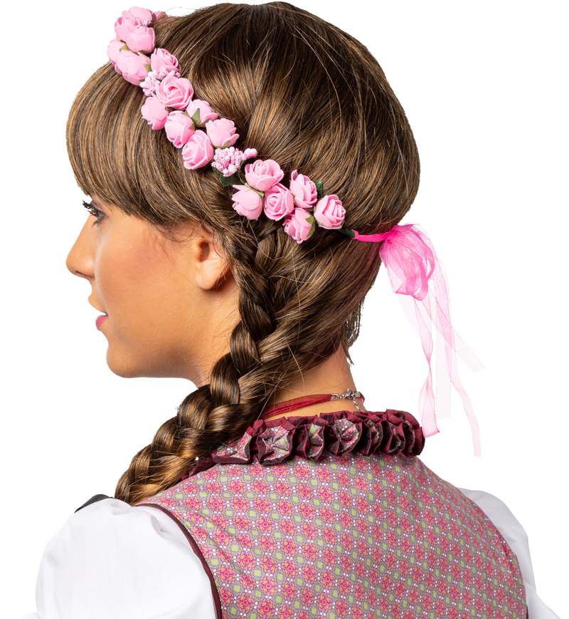 Floral wreath, pink