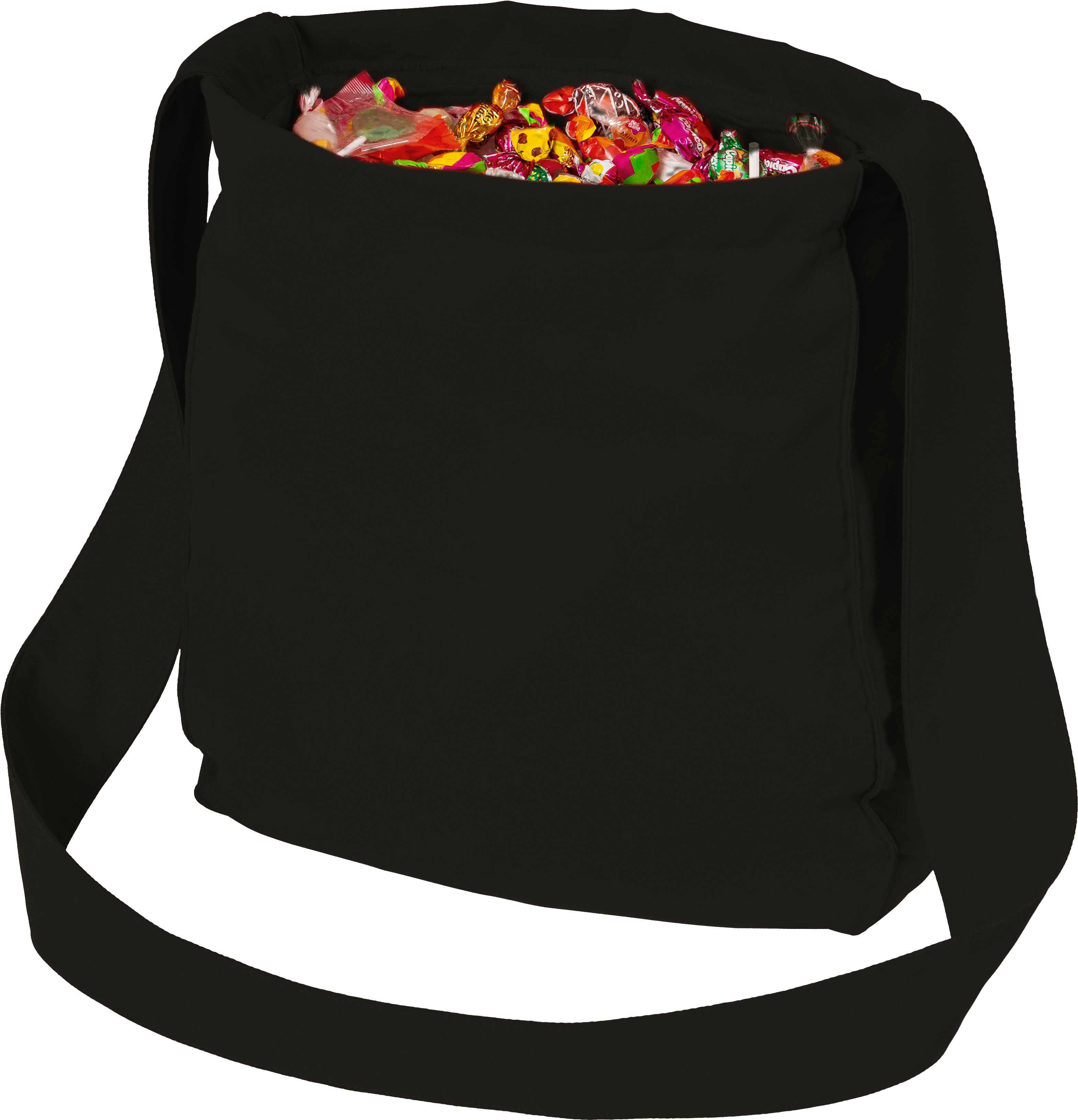 Throwing bag, black (with lining)