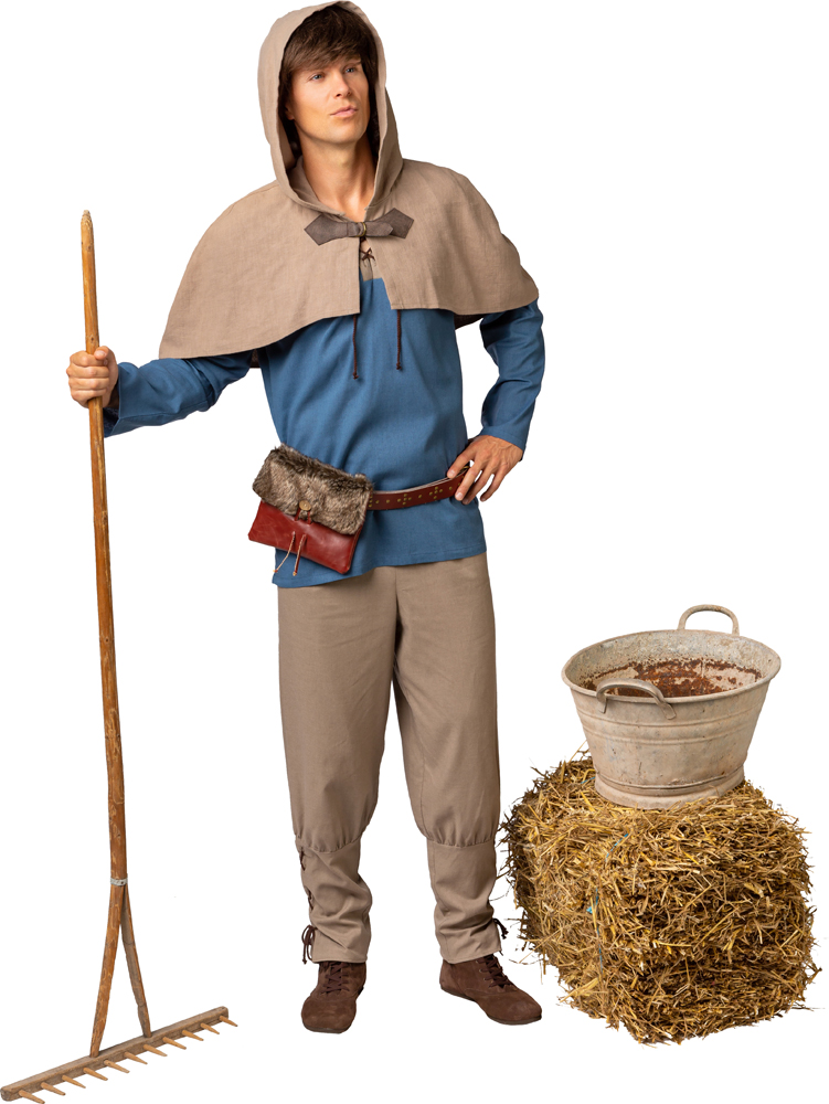 Costume medieval farm labourer
