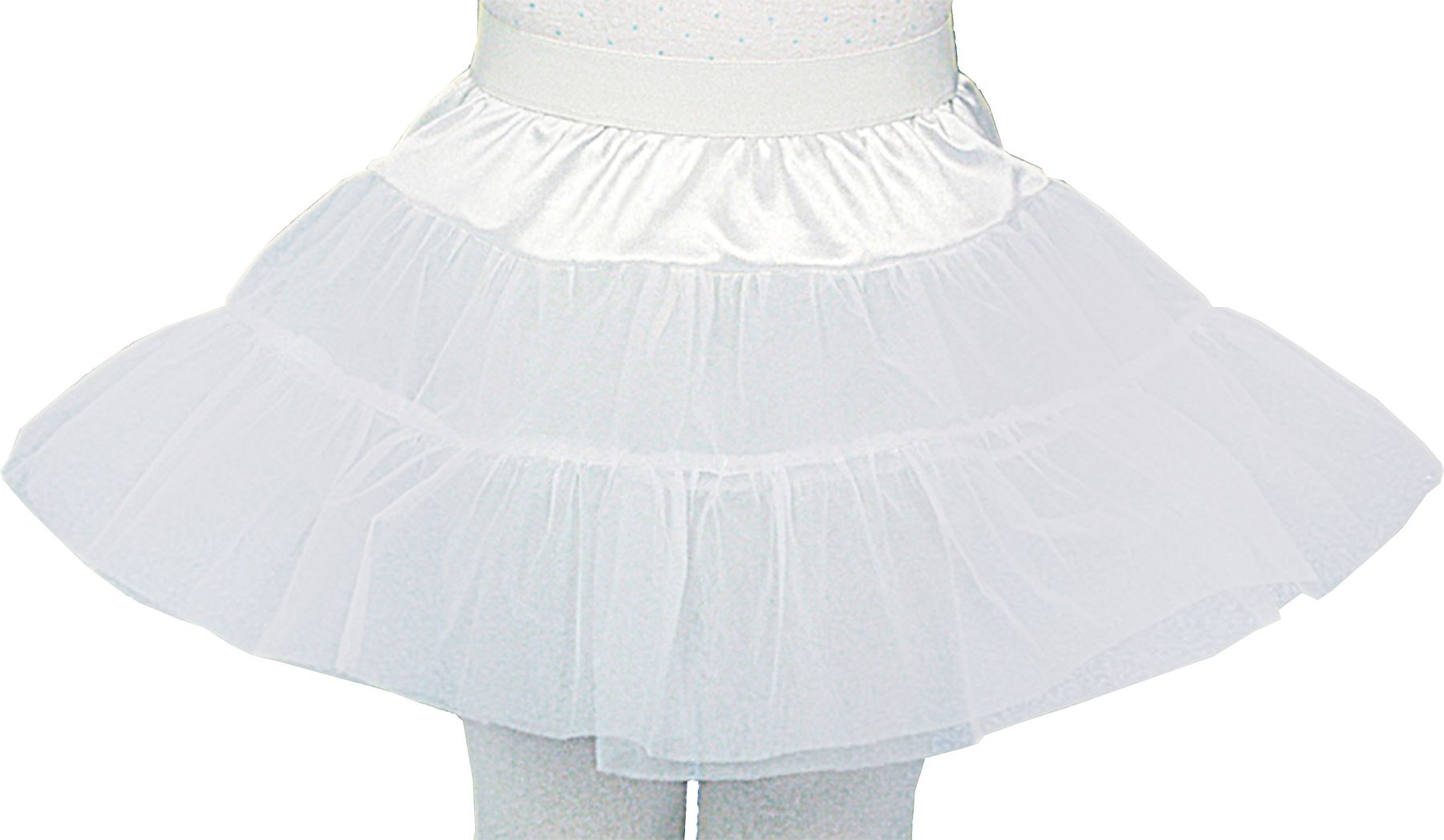 Petticoat, weiß für Kinder