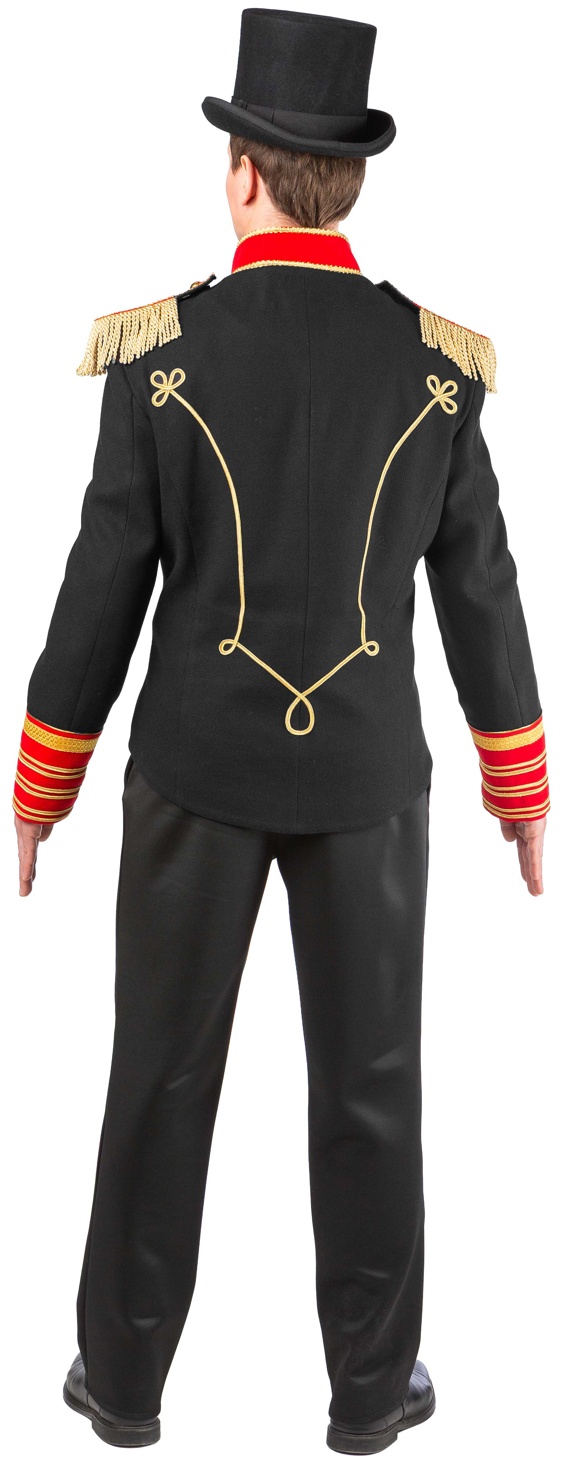 Veste d'uniforme pour homme, noire