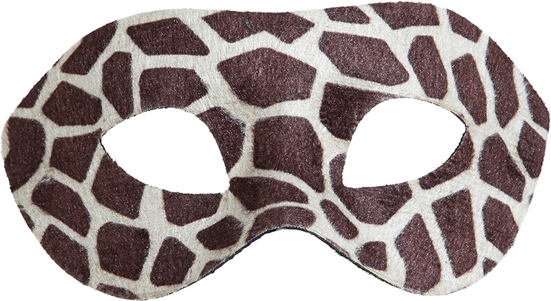 Masque à yeux, girafes 