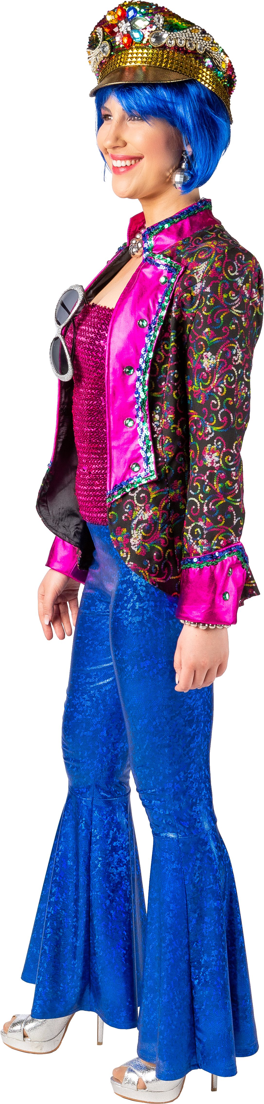 Schlaghose, blau, 34/36