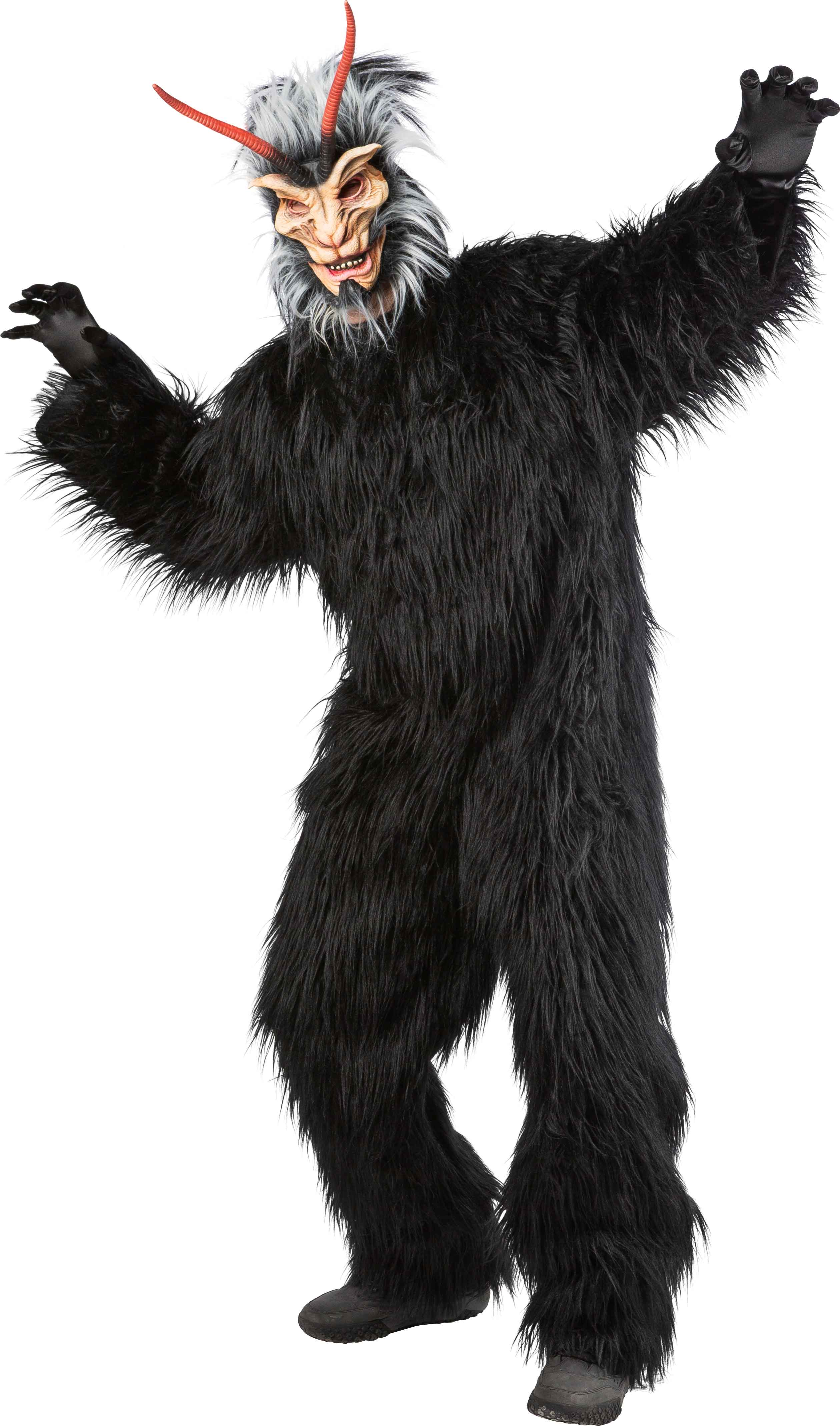 Plush jumpsuit, black