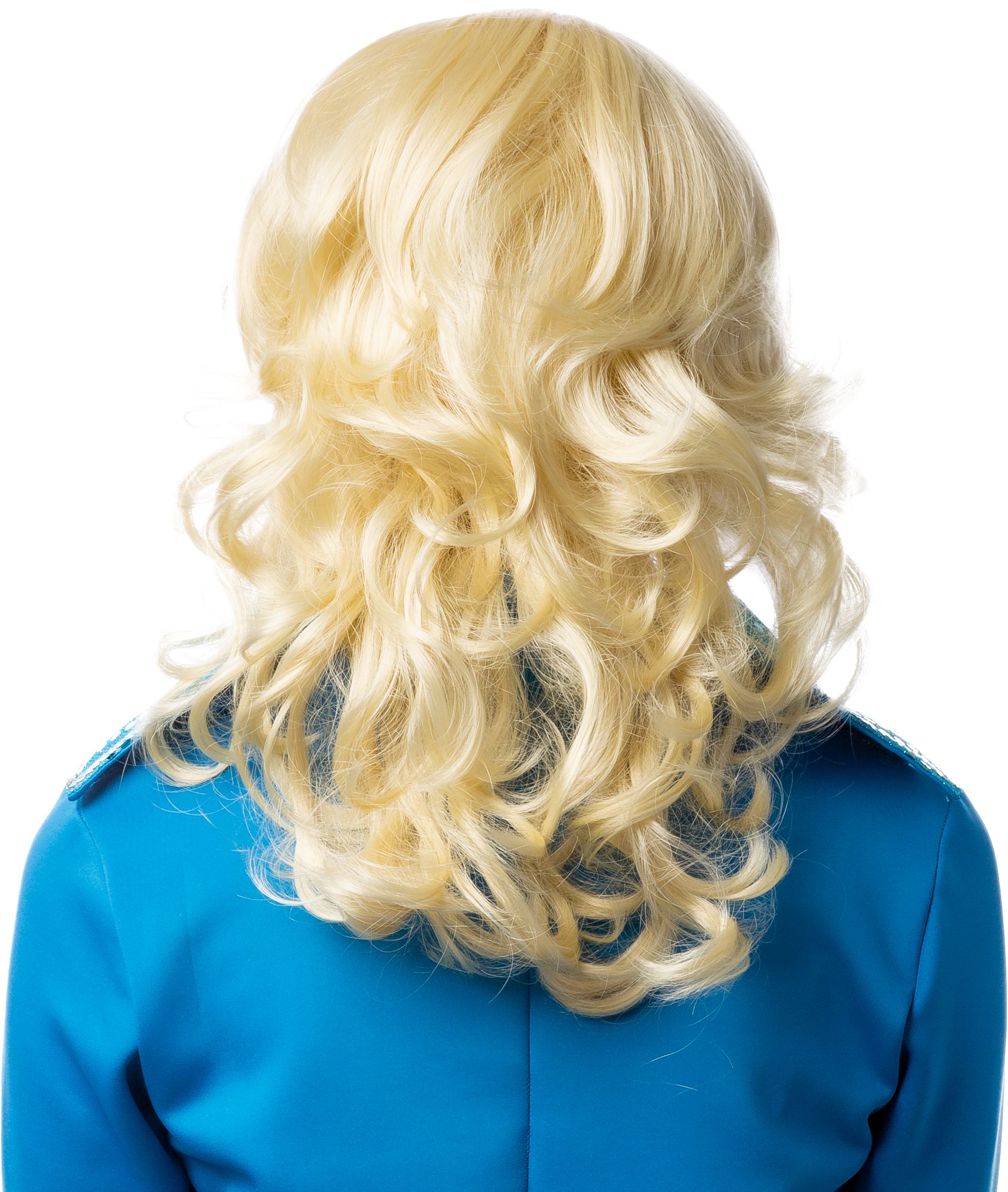 70s curly wig, blonde