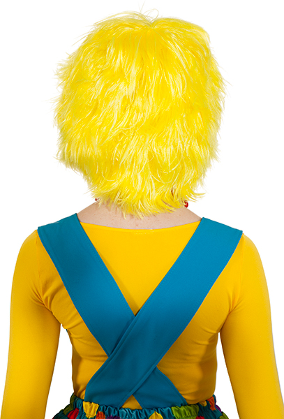 Clown wig, yellow