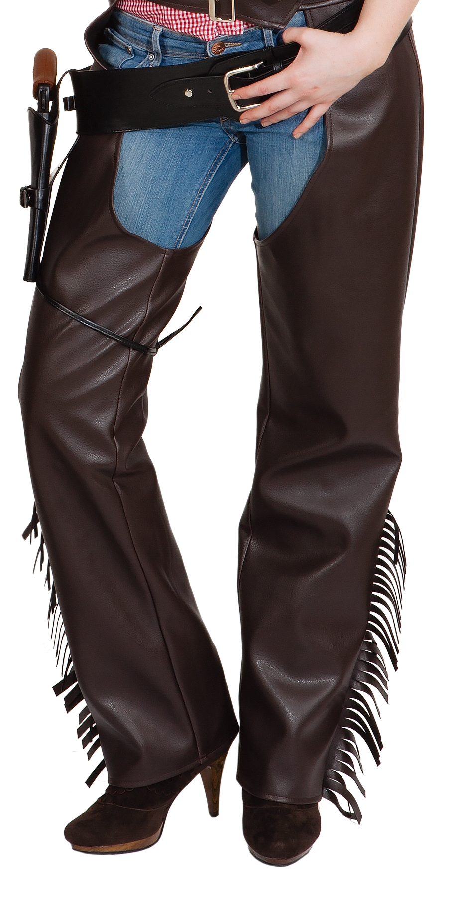 Cowboy-Chaps, braun