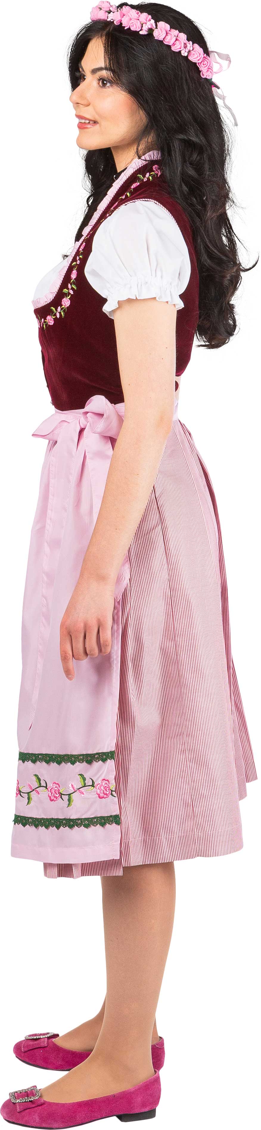 Dirndl Mitzi "brown/pink"