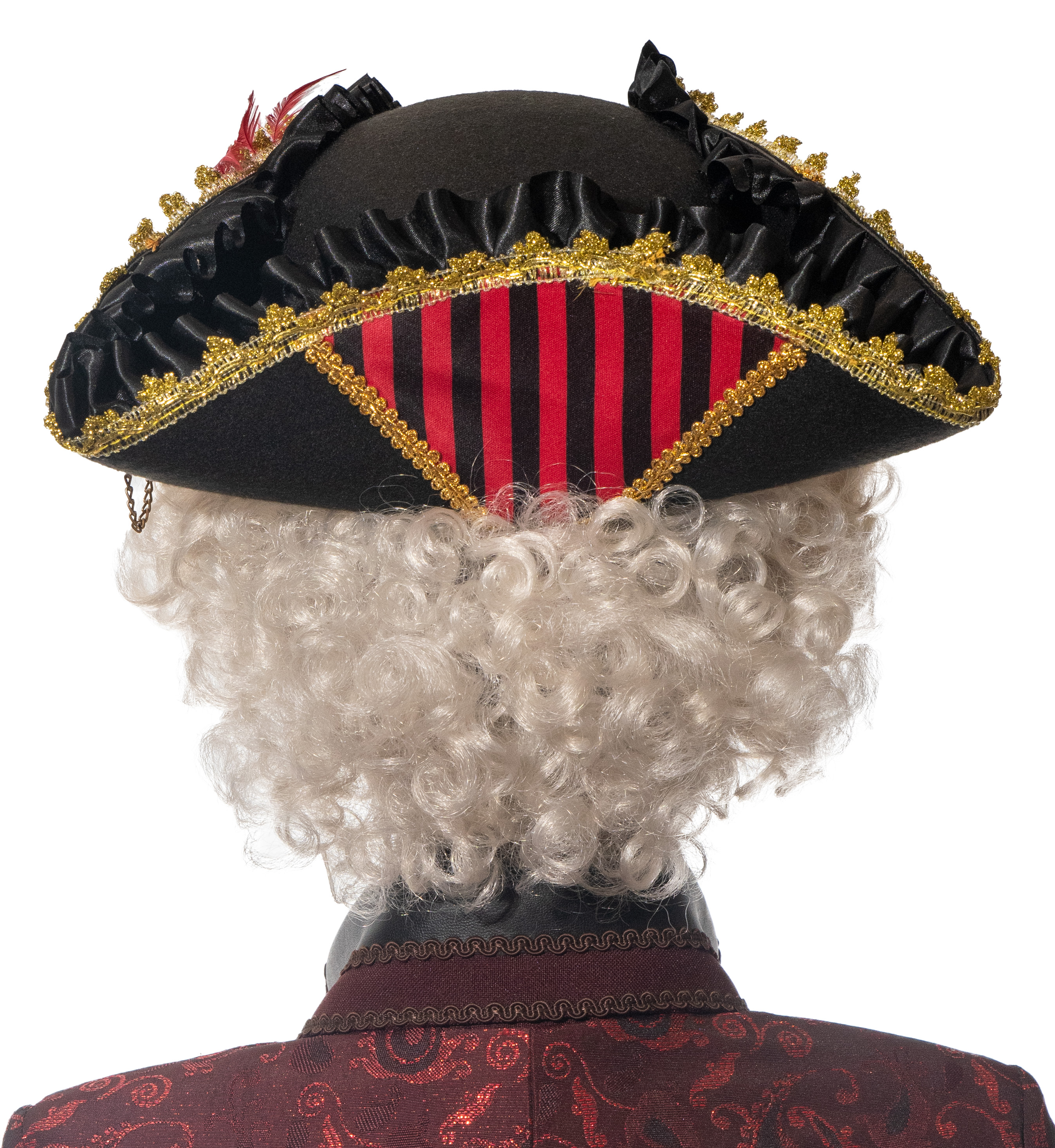 Skull pirate tricorn hat