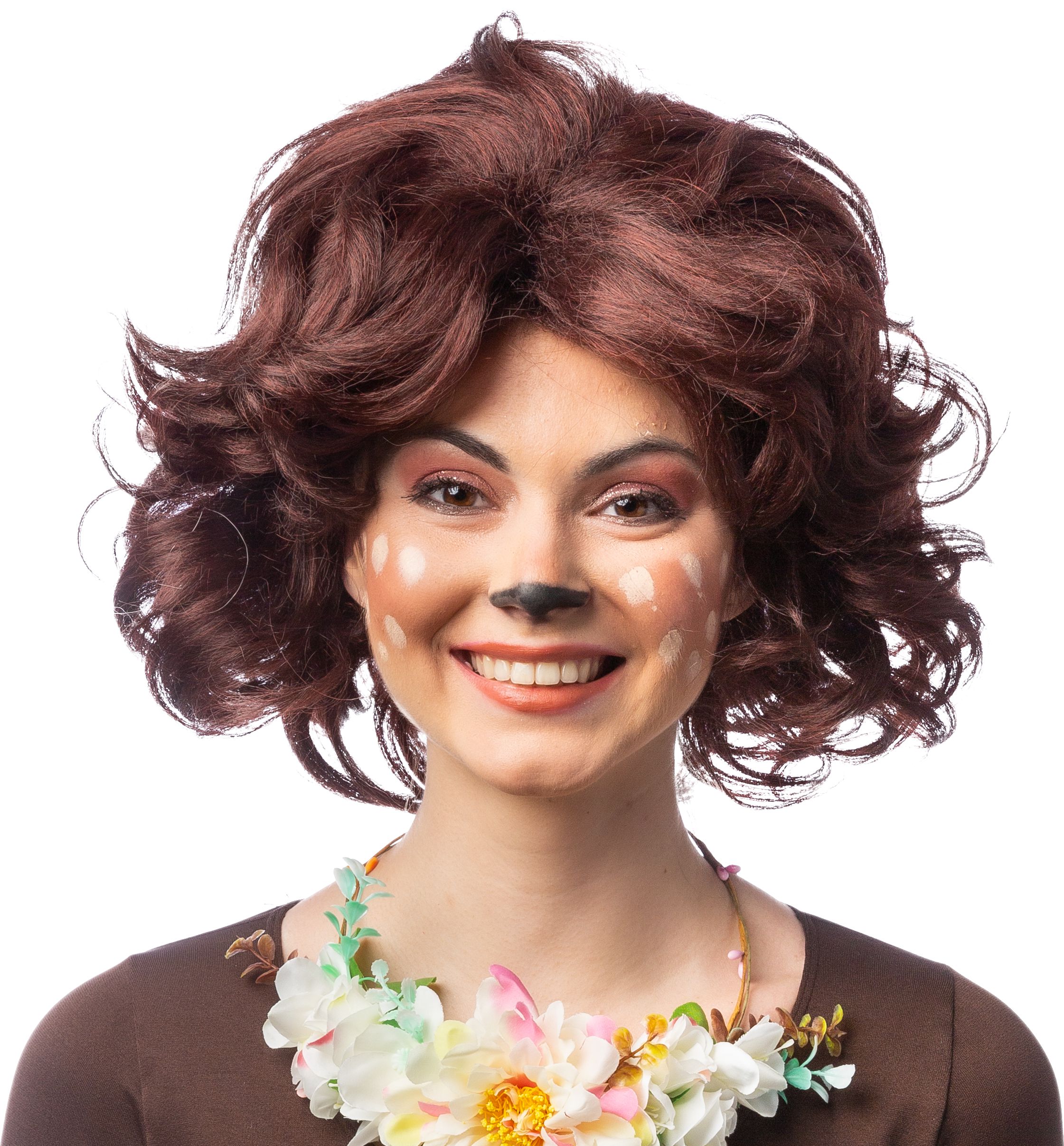 Dance wig, brown