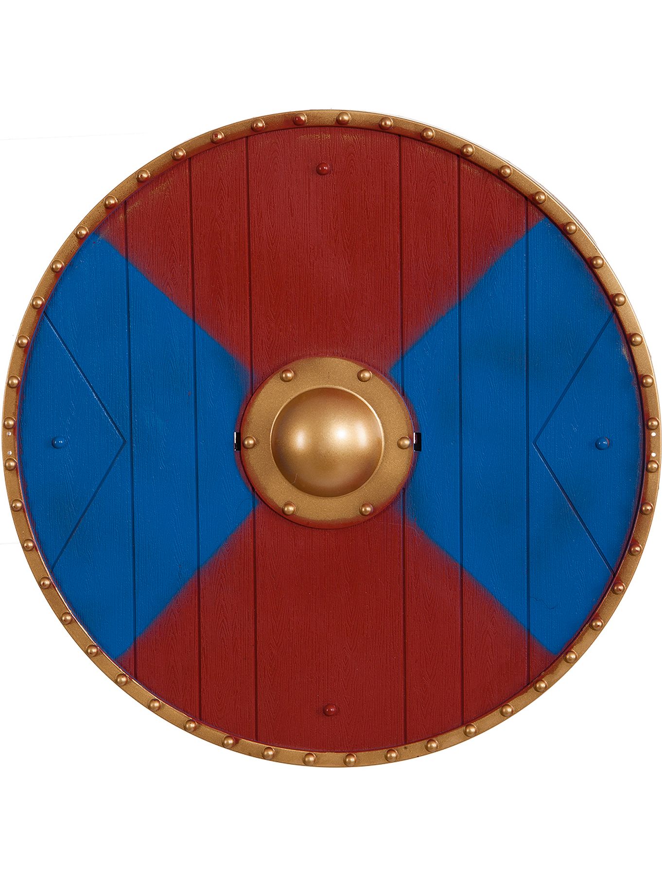 Wikingerschild blau/rot