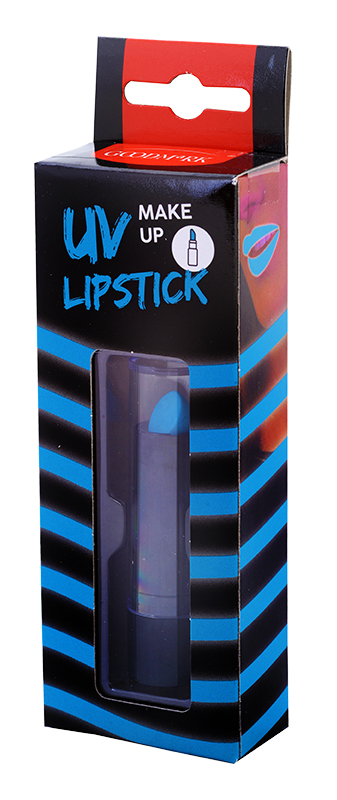 Lippenstift UV-Effekt, blau